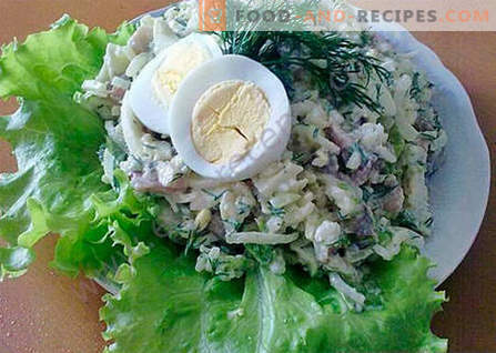 Siļķu salāti - labākās receptes. Kā pareizi un garšīgi pagatavot siļķu salātus.