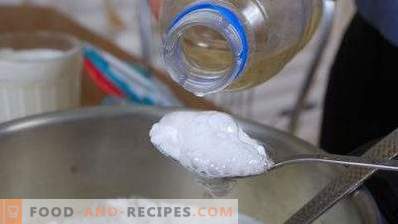 Как да гасите сода с оцет