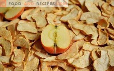 Как да съхранявате сушени ябълки