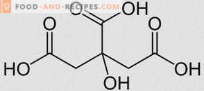Acid citric E330: efect asupra corpului