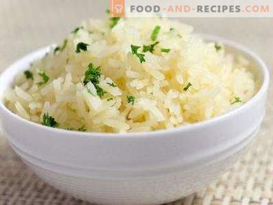 Натрошен ориз за гарнитура