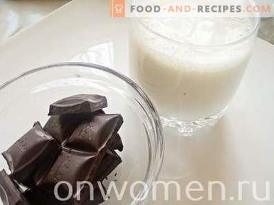 Горещ шоколад и млечен шоколад