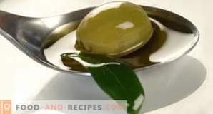 Калорично съдържание на маслиново масло