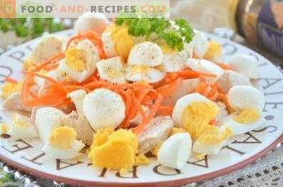 Корейски салата от моркови и пиле