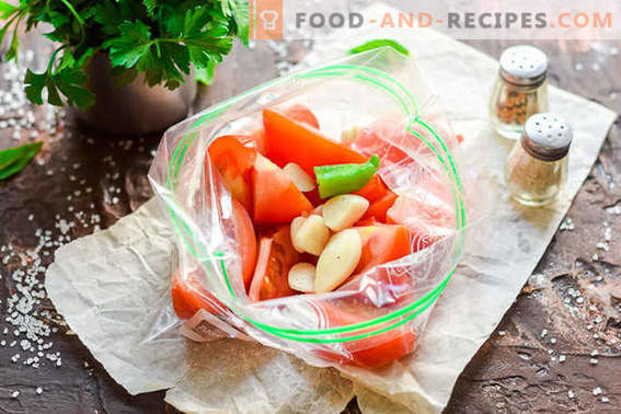 Леко осолени домати в опаковка за 2 часа: идеален за пикник