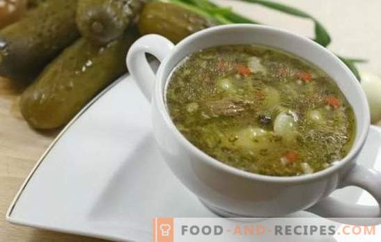 Pickle: Рецепта стъпка по стъпка за вкусна супа. Класически, постно и други видове туршия, стъпка по стъпка рецепти, съвети и трикове