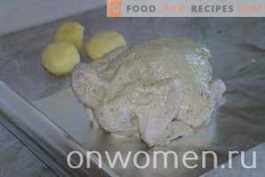 Pollo al cartoccio nel forno